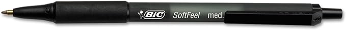 PENNA BIC A SCATTO SOFT FEEL MED- NERO