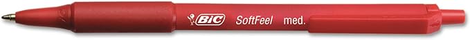 PENNA BIC A SCATTO SOFT FEEL MED- ROSSO