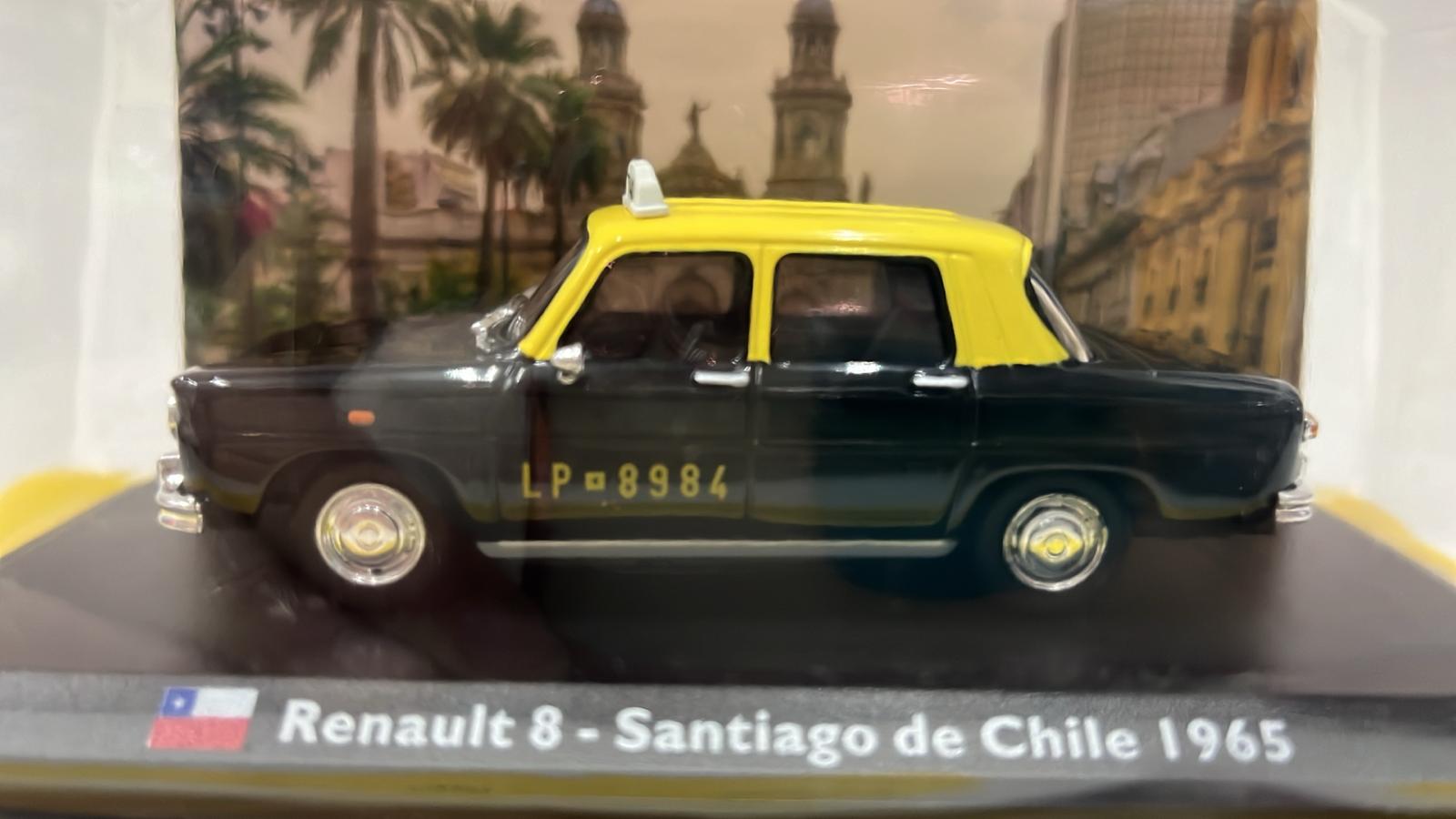 TAXI RENAULT 8 - SANTIAGO DE CHILE 1965