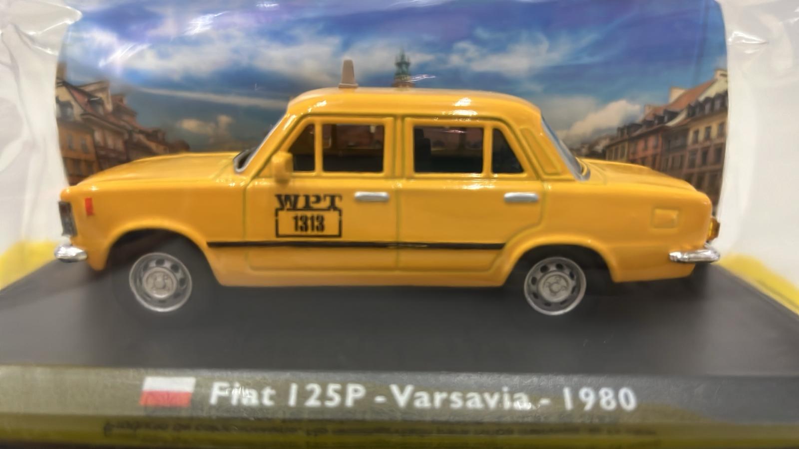 TAXI FIAT 125P - VARSAVIA 1980