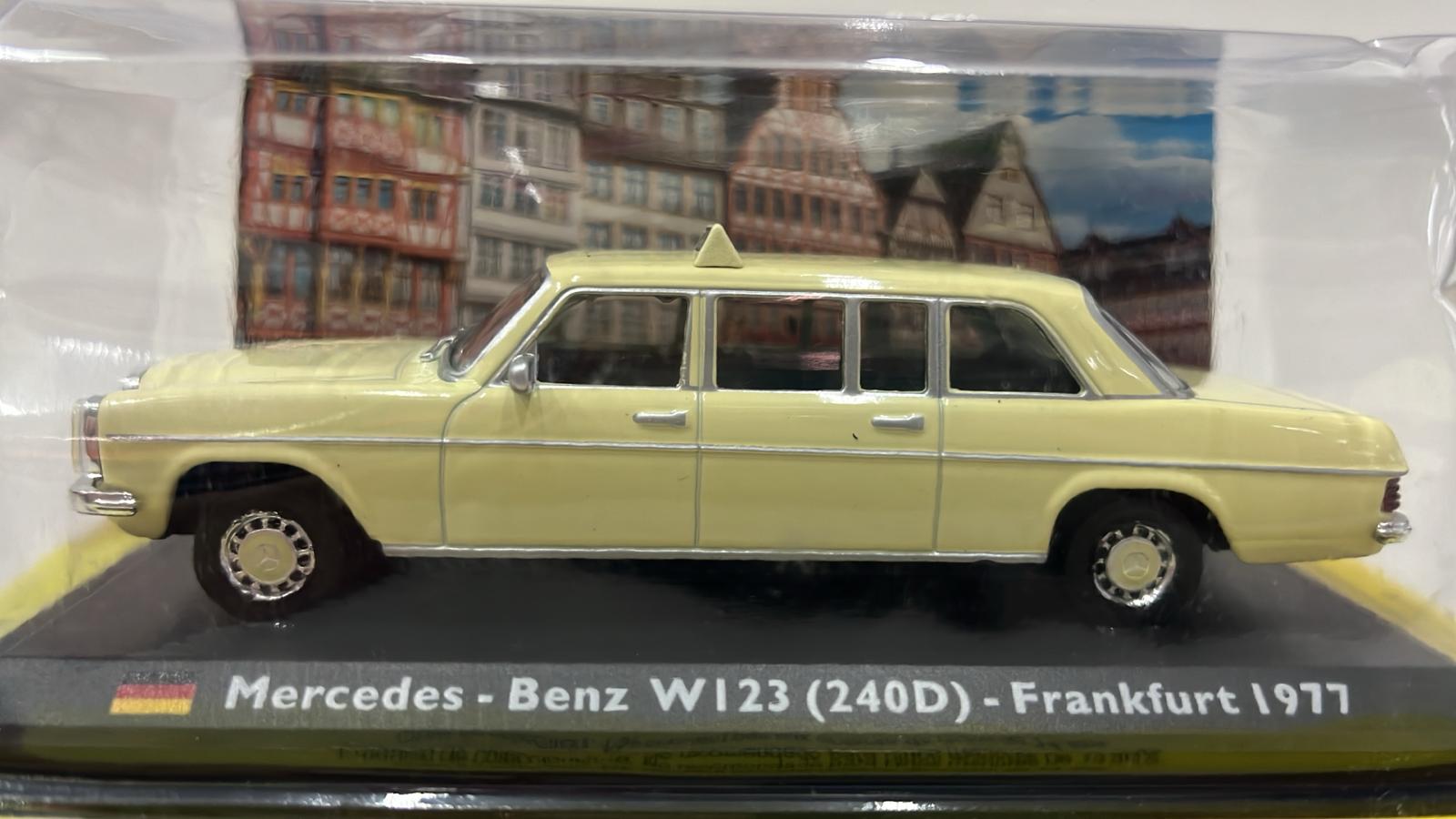 TAXI MERCEDES-BENZ W123 (240D) - FRANKFURT 1977