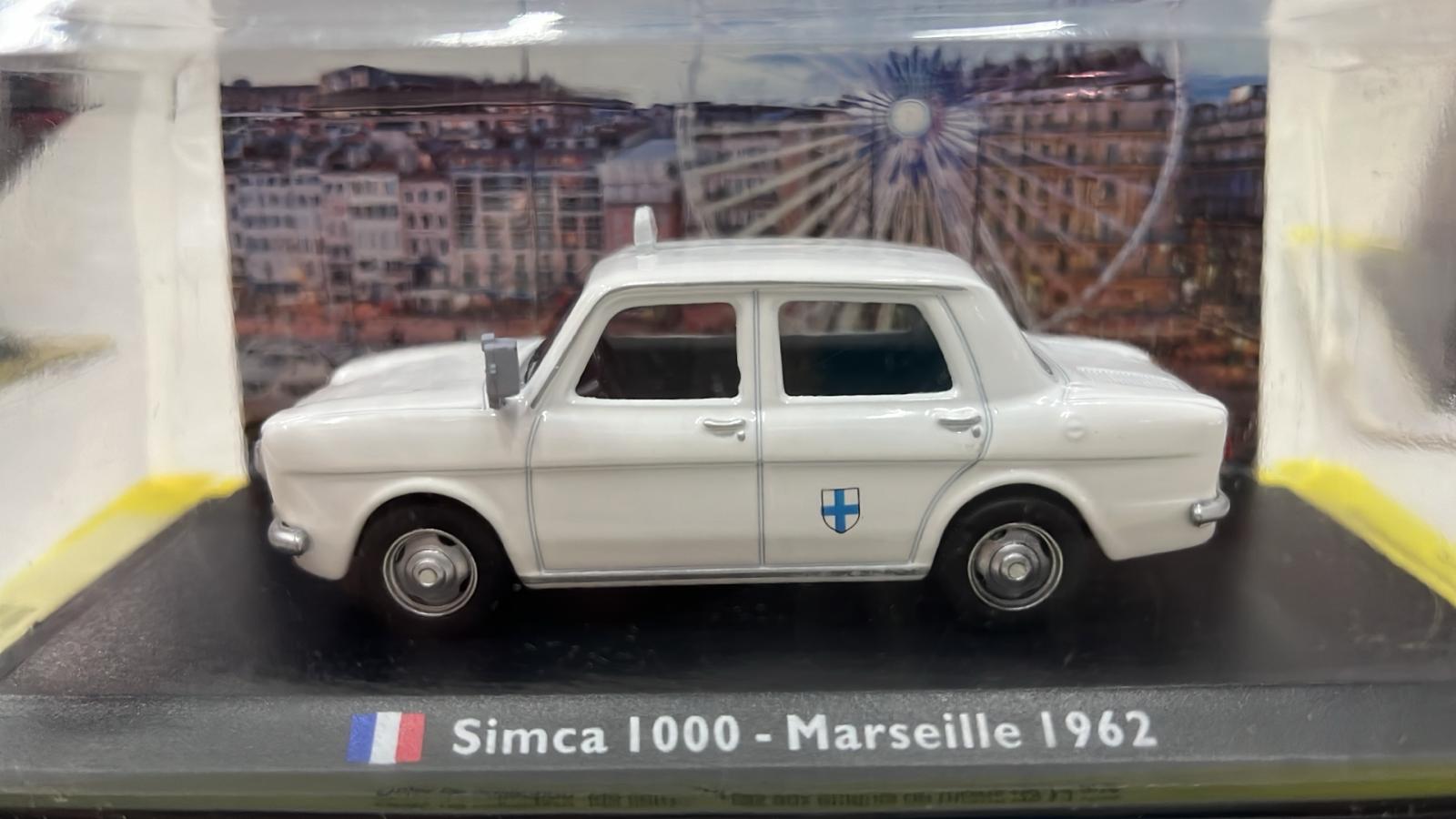 TAXI SIMCA 1000 - MARSEILLE 1962