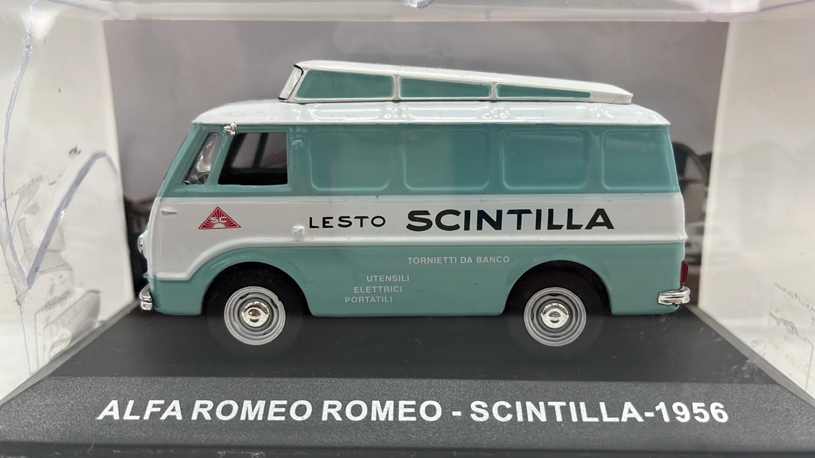 FURGONE PUBBLICITARIO ALFA ROMEO - SCINTILLA 1956