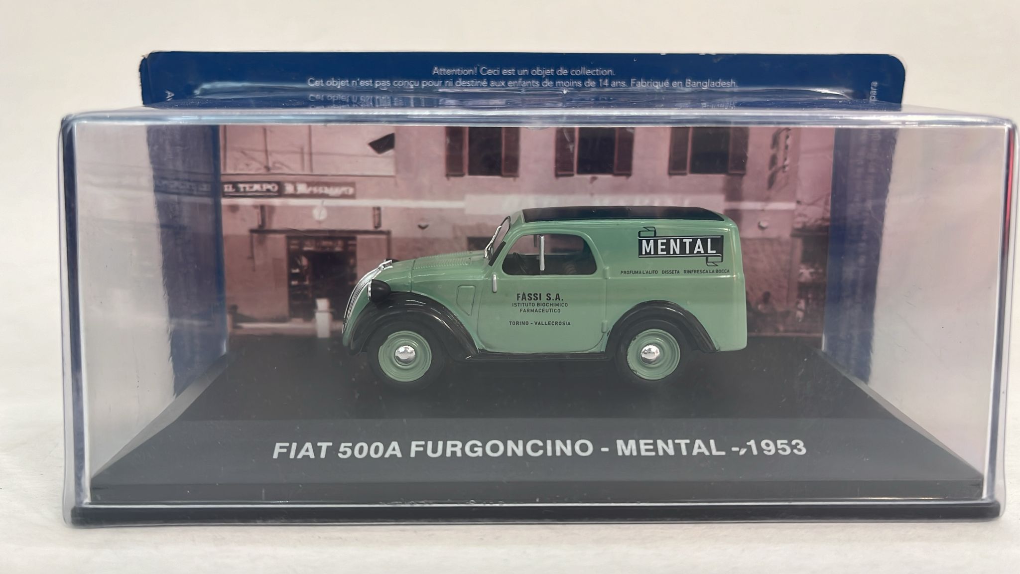 FURGONE PUBBLICITARIO FIAT 500A - MENTAL 1953