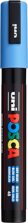 PENNARELLO MARKER UNIPOSCA PC-5M - BLU CIELO