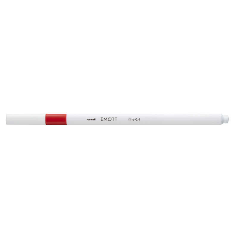 UNI MITSUBISHI FINELINER EMOTT 0,4mm VERMIGLIO