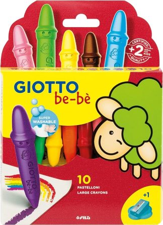 GIOTTO BEBE 10 PASTELLONI CERA