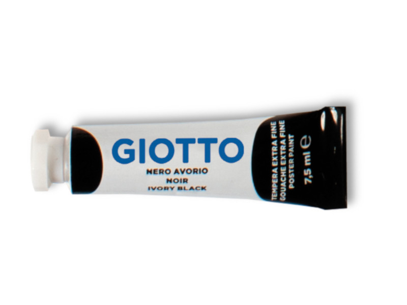 TEMPERA EXTRA FINE 7,5 ml NERO AVORIO - GIOTTO