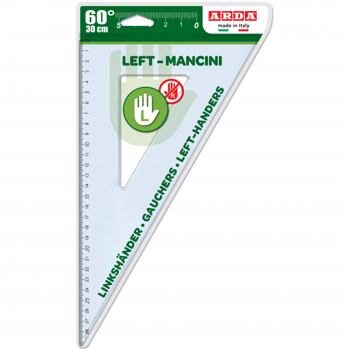 SQUADRA PER MANCINI 60 ° 30 CM ARDA