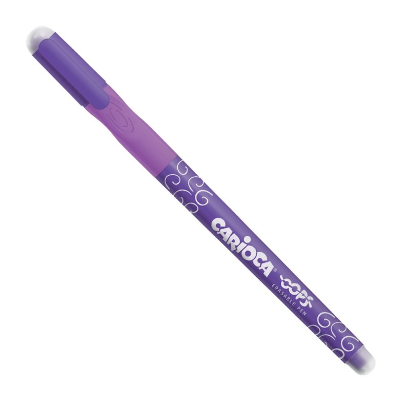 PENNA CARIOCA OOPS VIOLA CANCELLABILE, RICARICABILE 0,7
