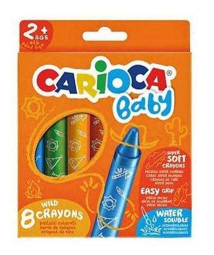 CARIOCA BABY 8 PASTELLI A CERA LAVABILI