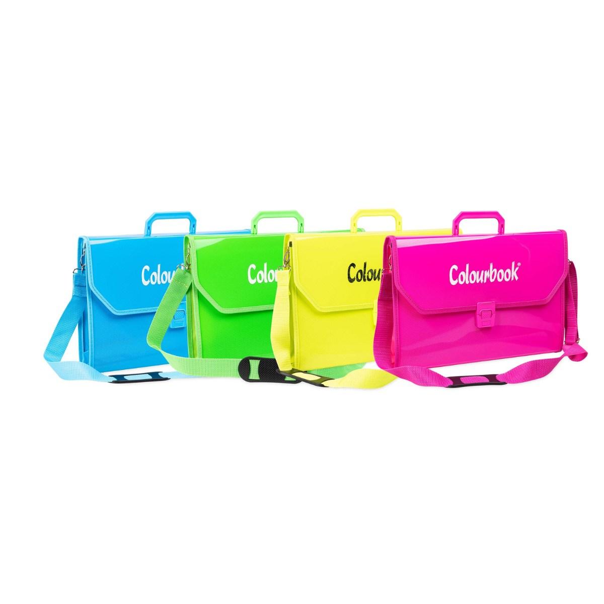 VALIGETTA PPL FLUO 28x39 + TRACOLLA COLOURBOOK